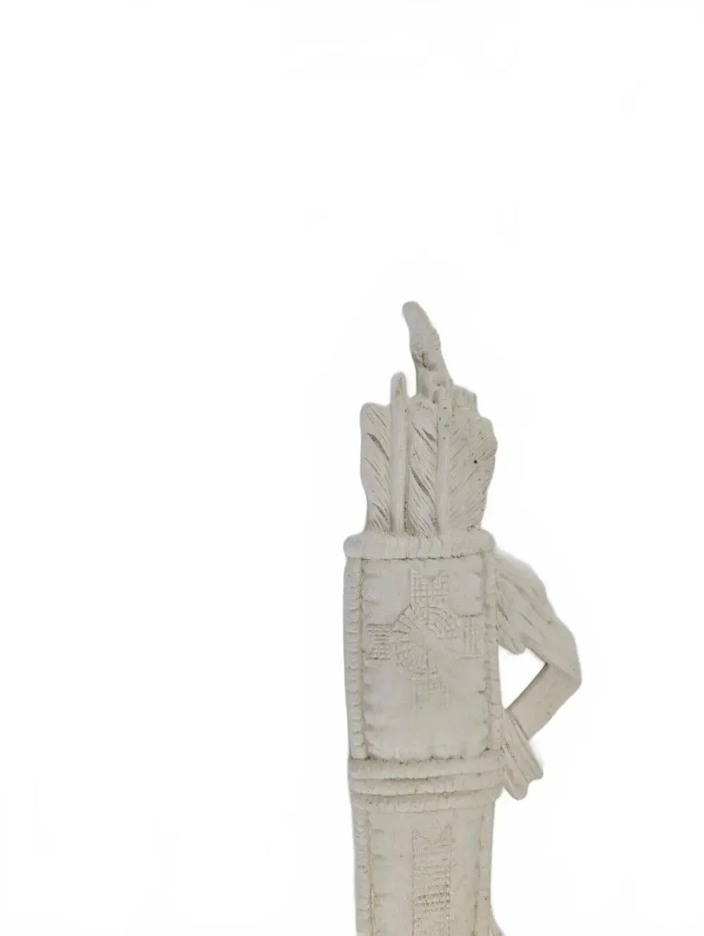 Ceramic Bisque Native American Arrow Quiver Wall Plaque, Ready to Paint